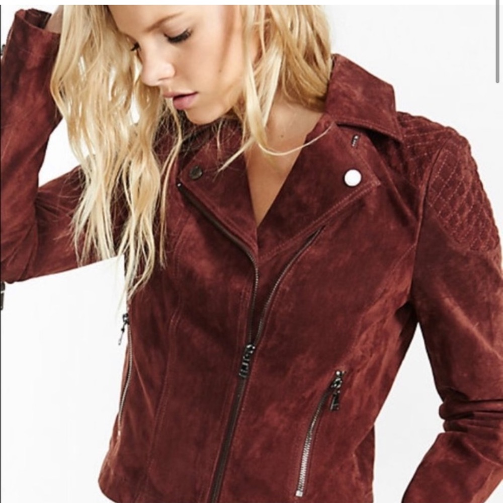 Suede Ox Blood Jacket